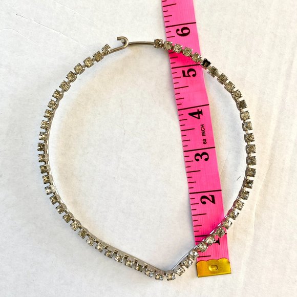 Vintage Rhinestone Choker Necklace - Picture 13 of 14